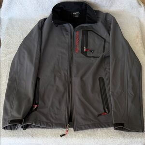 Sleek Gray Softshell Solaris Jacket